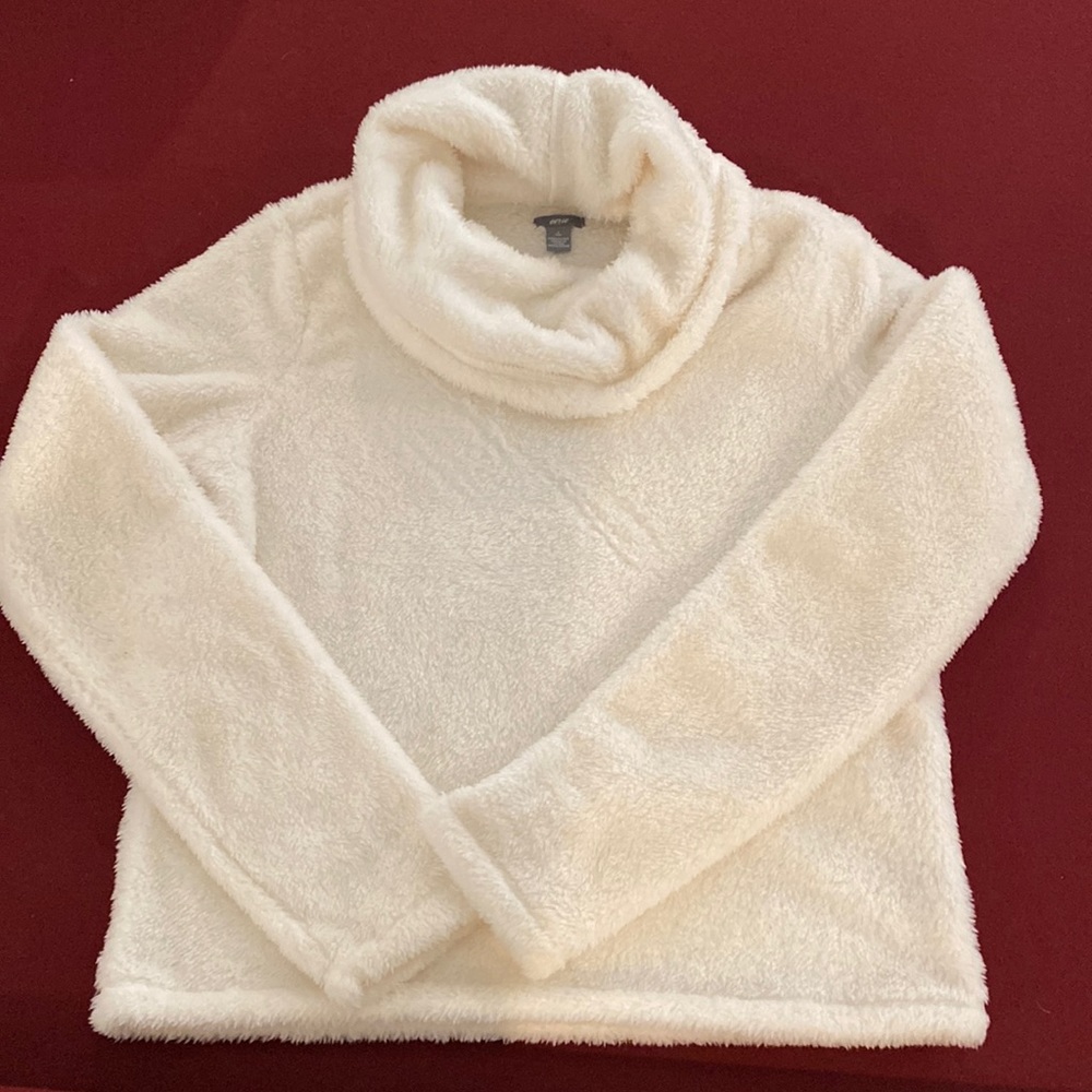 Aerie teddy bear sweatshirt - cream - size small